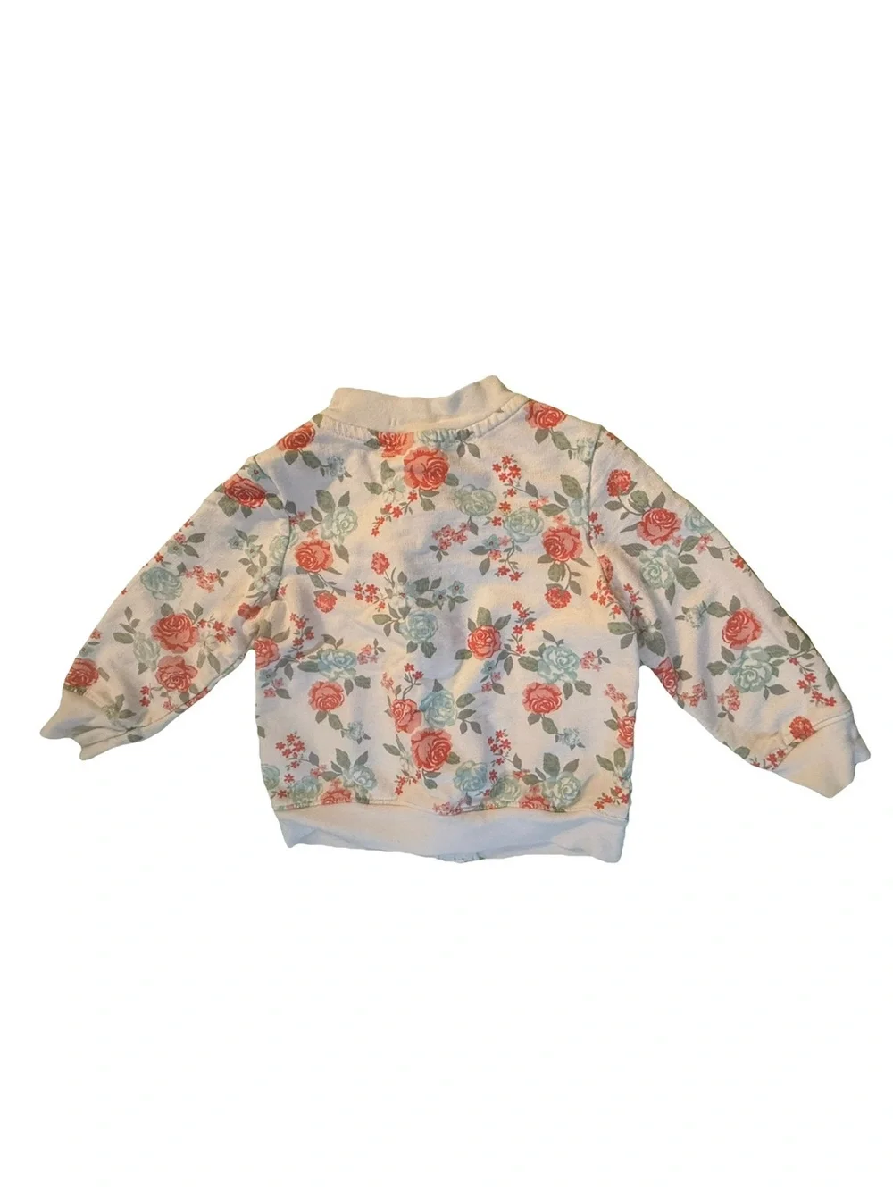 Carter's Cream and Pink Baby Hoodie Set with matching overalls